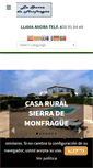 Mobile Screenshot of lasierrademonfrague.es